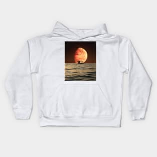 FLOATING BOAT Kids Hoodie